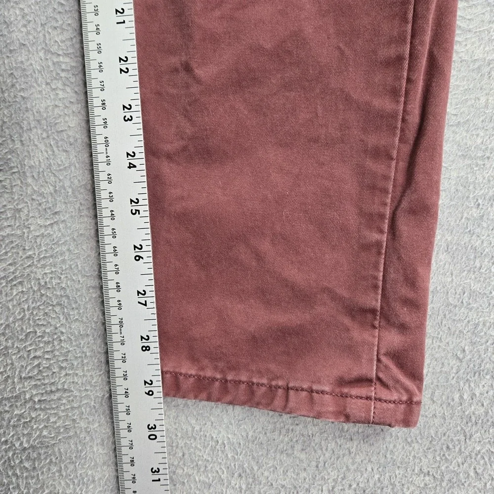 Levi's Men Pants 31X30 Red Tapered Cotton Mid‎ Rise Pocket Adult Casual
